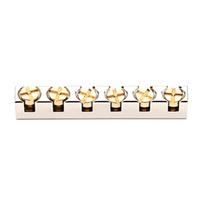 Adjustable Brass Guitar Nut 42mm 6 Strings Brass Adjustable Bell Brass Nut 1