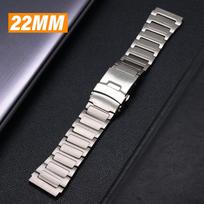 22mm Titanium Band for Huawei GT 5 4 3 46mm Watch 4/4 Pro Luxury Men Link Bracelet for Amazfit Balance Oneplus Watch 2 2R Strap 22mm sidabras