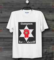 26 Hunter S Thompson Star Thompson For Sheriff Gonzo Retro CooL Unisex T Shirt B126 Unisex T-Shirt M
