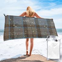 Outlander TV Clan Fraser Tartan Windblown Beach Towel Soft Microfiber Quick Dry Absorbent Quick Towels For Bath W30*H60(CM)