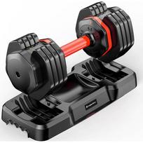 Reguliuojamo svorio vienrankis hantelis inSPORTline DuraBell® 6,5–24,5 kg