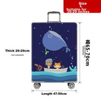Luggage Travel Case Protective Cover, Dust-Proof Rain Cover, Thickened Wear-Resistant Cover, Suitable for 26-Inch 27-Inch 28-Inch 29-Inch Suitcases