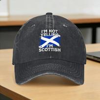 Baseball Cap Scottish Flag Unicorn Summer Classic Trucker Hat  FeUnisex Unisex Design Outdoor Gym SunProof Snapback Cap One Size