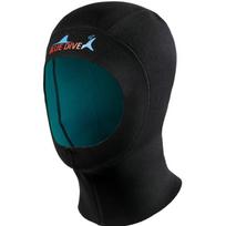 1 mm neopreno nardymo kepurė, gobtuvas, pirštinės, kojinės, veido kaukė, apsauga nuo saulės, pilnas apdangalas, snorkeliavimas, plaukimas, nardymas XL black