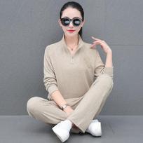 JOHLIN DREAM Women's Loose Sweatshirt & Slim Casual Pants Tracksuit XL
