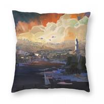 Disco Elysium Kim Kitsuragi Square Pillowcase Polyester Linen Velvet Pattern Zip Decor Pillow Case Bed Cushion Cover Peach skin 18*18(CM)-1Pcs