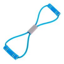 with Non-slip Handle Elastic Resistance Band TPE 1 Pc mėlyna