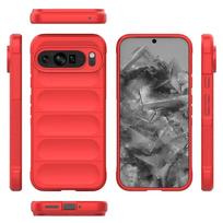 New Shockproof Case For Google Pixel 9A 9 Pro XL Funda Soft Silicone Back Coque For Google Pixel 8 7 Pro 8A 7A 6A Cover For Pixel 6A raudona