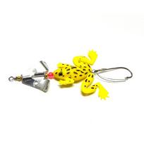HENGJIA 6,2 g varlės minkšti žvejybos masalai Bass CrankBait reikmenys su šaukštu Color A geltona