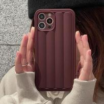 Madingas romėniško stulpo dėklas telefonui iPhone 13 14 Pro Max 11 12 13 Mini Xs Xr 8 7 14 Plus, galinis dangtelis Coque For iPhone 13 Mini vyno raudonos spalvos