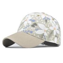 Madinga vyriška moteriška reguliuojama beisbolo kepuraitė Snapback Spausdinti gėlės Poros kepurės Kokybiškos medvilninės unisex vasarinės kepurės Kaulas 54-60cm