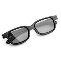 1 vnt. 3D akiniai, apvalūs pasyvūs 3D stereo akiniai, juodi, skirti LG Cinema 3D televizoriams