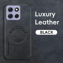 Retro odinis minkštas dėklas Moto G86 G56 G06 G Power 5G 2025 Play 2024 4G Edge 60 Pro Fusion magnetiniam belaidžiam įkrovimui Moto G06 gray