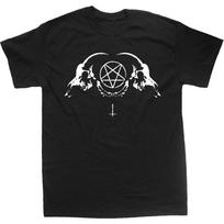 Chat Noir Goat Skull Shirt (X-Large) S įvairiaspalvis