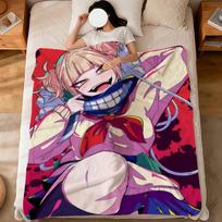 anime girl fanart comic t-Toga Himiko soft warm plush blanket dormitory sofa living room pet hogar bedroom gift nap home Flannel 75x90cm