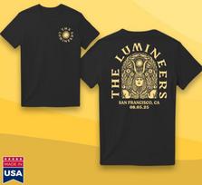 The Lumineers Live In San Francisco, CA August 5 2025 Tour T-Shirt Unisex T-Shirt M