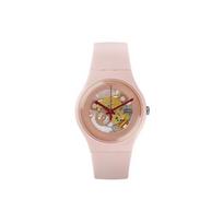 SWATCH Unisex 41mm Skeleton Watch SUOP107 SUOP107 Skeleton beige