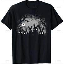 Creepy Cute Bunny Rabbits Alt Goth Grunge Horror Aesthetic TShirt Shirt Trendy Graphic Edgy Tees Summer Modern Casual Tshirts S
