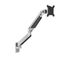 Multibrackets VESA Gas Lift Wall Mount Arm, Single, Silver