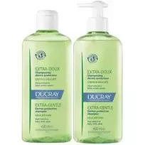 Ducray Extra-Gentle Dermo-Protective Shampoo Duopack - 800ml Twin Pack