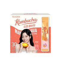 Teazen Mango Guava Kombucha Probiotic Healthy Fruit Tea 30 Sticks Fruit Tea 30 Sticks beige