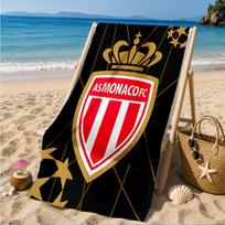 Monaco Football club Printed Microfiber Beach Towel, Soft And Absorbent, Quick-Dry, Ideal for Summer Travel, Beach Essential, Swimming Pool 70cmx140cm(27x55inch)
