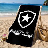 Botafogo Pride Emblem Printed Microfiber Beach Towel, Soft And Absorbent, Quick-Dry, Ideal for Summer Travel, Beach Essential, Swimming Pool 70cmx140cm(27x55inch)