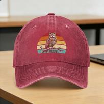 Meowl Cat Casual Baseball Cap Summer  Trucker Hat Hot Sale Kpop Rock Snapback Cap Unisex Women yk Funny Baseball Caps One Size