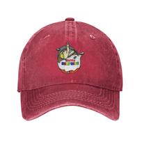 Kinder Surprise Joy Snack Washed Baseball Cap Yk Retro Sun Hip Hop Hats Spring Unisex Women Running Hippie Baseball Caps One Size