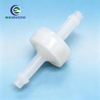 SINOONE 3/16 Inch PVDF Ozone FKM Diaphragm Check Valve One-way Sealing for Strong Oxidative and Corrosive Pipelines PVDF