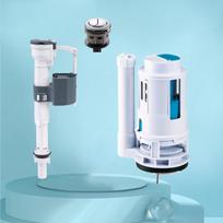 Factory Direct Selling Push Button POM Flushing Mechanisms Toilet Tank Fitting Cistern Accessories balta