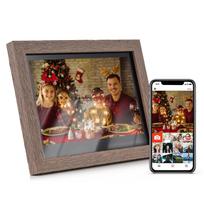 Andoer 10.1 Inch WiFi Digital Photo Frame Cloud Digital Picture Frame 1280*800 IPS Screen Touch Type 1 & EU Plug