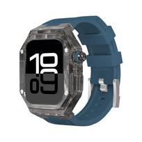 PC Case+Silicone Band for Apple Watch Series 10 42mm 46mm Sports Unisex Bracelet for IWatch 10 46MM 42MM Transparent Case Straps For iwatch 10 42mm
