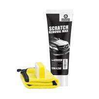 Car Scratch Repair Cream Easy Apply Scratch Remover with Towel Sponge Quick Repair Removes Stains Oxidation Protects Paint Car Scratch Paint Care Kit A