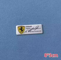 Aliumininė Automobilio Lipdukas Ferrari Raštas Lipdukas Dangtelis Ženklelis Reikmenys Pakeitimas Automobilio Stiliaus Lipdukas Ferrari Komandoms Automobilio Aksesuarai brown