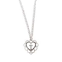 Filigree Design Gothic Kawaii Jewelry Vintage Choker Hollow Heart Crucifix Neck 1