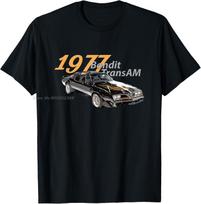 Classic Cars 1977 Bandit TransAm American Muscle Cars Icon TShirt Fitness Cotton Tshirt Oversized T Shirt Unisex Clothing S