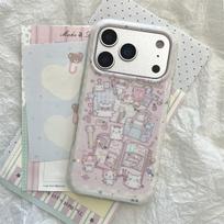 Cartoon Cat Anti-Drop Phone Case for iPhone 14/13/12 PROMAX iPhone 16 Pro Max