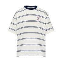 Adidas Originals Resort Holiday Dryžuoti Sportiniai Marškinėliai Trumpomis Rankovėmis Vyrams Viršutiniai Drabužiai KW8247 L white