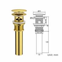 Stainless Steel Basin Drain Plug Tight Anti-Odor Seal Anti Odor Drain Stopper  Universal Fit