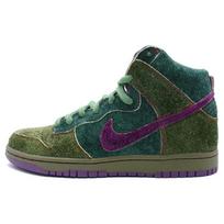 Nike Sb Dunk High Skunk 420 313171-300 41 žalia/violetinė
