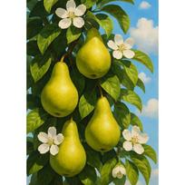 Fruit Orchard Posters Olive Branch Peach Tree Ripe Kiwi Fruit Modern Prints Canvas Painting Wall Picture Home Living Room Decor 21X30cm Unframed