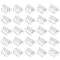 20x Playing Card Holders Plastic Photo Holders Transparent Sign Holders Sign Stand Business Card Holders Stand for Party 1