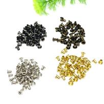 Mini skylutės sagtis #9, 1,5 mm skersmens: Kniedės Ventiliacijos Priedai Plokštėms Inner Diameter 1.5mm sidabras
