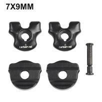 Bicycle Seatpost Clamp Bike Black Clamp For Carbon Saddle 7x9mm