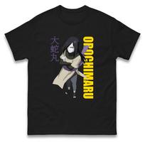 Naruto Shippuden Mens T Shirt Womens Tops Tees Orochimaru Naruto Top L