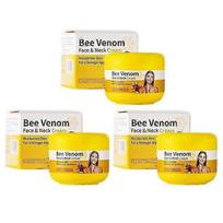 1/2/3PCS Bee Venom Face & Neck Cream, Bee Venom Wrinkle Removal Cream, Bee Venom Anti-Aging Firming Cream, Moisturizing, Lifting & Recovery for All Sk