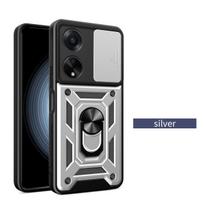 For OPPO Reno 8T Case Oppo Reno8 T 4G Cover oppo Reno8T 5G Magnetic Ring Holder Armor Phone Case Slide Camera Protect Back Cover OPPO Reno8 T 4G