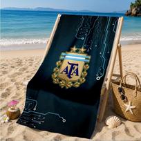 Argentina Football club Printed Microfiber Beach Towel, Soft And Absorbent, Quick-Dry, Ideal for Summer Travel, Beach Essential, Swimming Pool 70cmx140cm(27x55inch)