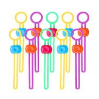 10Pcs Sealing Ties Reusable Multipurpose Zipper Cable Ties Food Bags Detachable Sealing Cables (as the picture,10pcs)